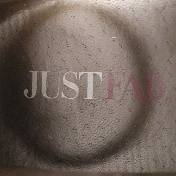 ❣️HP❣️ Just Fab Maricca cuff lace up block chunky heel brown ankle boot sz: 8 - Picture 5 of 10